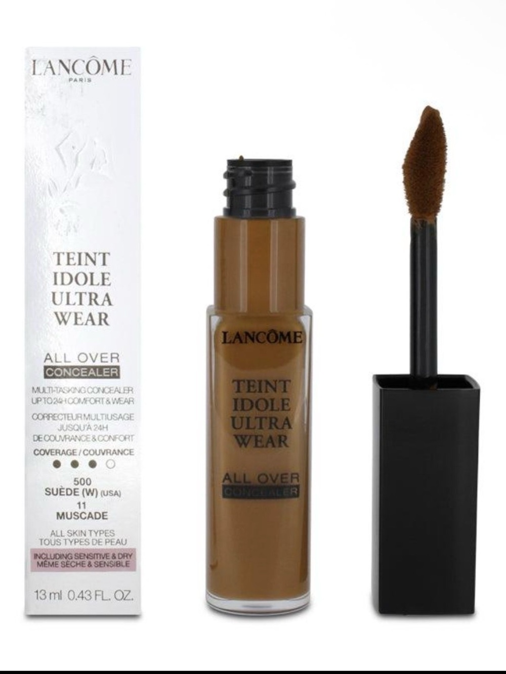 Lancôme Teint Idole Ultra Wear All Over Concealer 500 Suède W | Retail $32